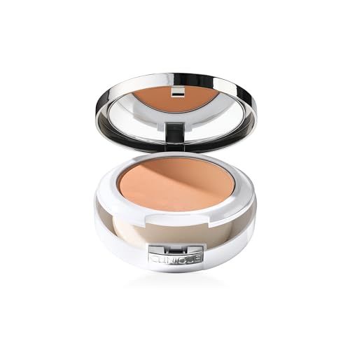 Clinique Beyond Perfecting Polvo Base de Maquillaje y Corrector Ligero de Cobertura Completa para Piel Seca a Mixta y Grasa, Neutro, 0.51 Onza - imagen 4