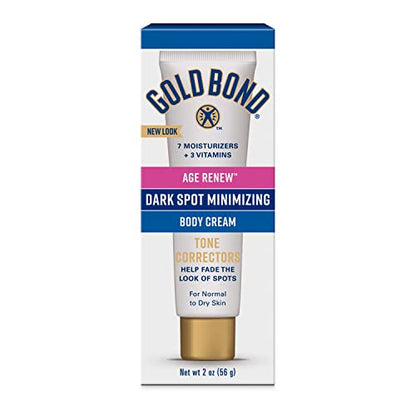 Crema Corporal Gold Bond Age Renew para Minimizar Manchas Oscuras, 2 oz., Sin Agentes Blanqueadores - imagen 3
