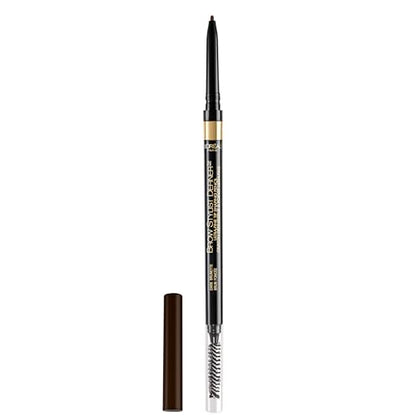 Lápiz de Cejas L'Oreal Paris Makeup Brow Stylist Definer Waterproof, Ultra-Fino y Retráctil, para Rellenar y Definir, Castaño Oscuro, 0.003 oz. - imagen 4