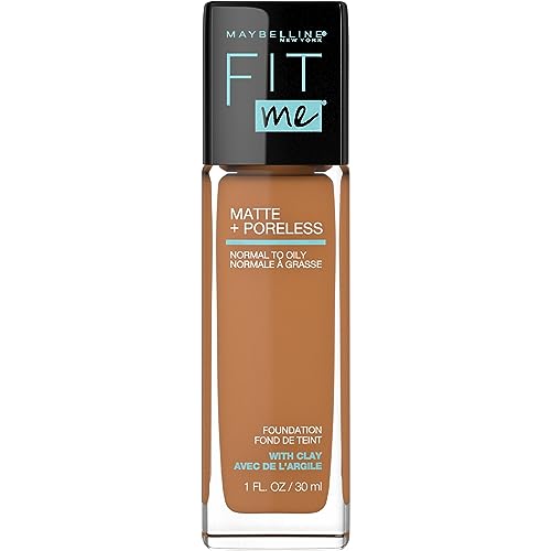 Base líquida Maybelline Fit Me Matte + Poreless, sin aceite, tono Cappuccino, 1 unidad (el empaque puede variar) - imagen 3