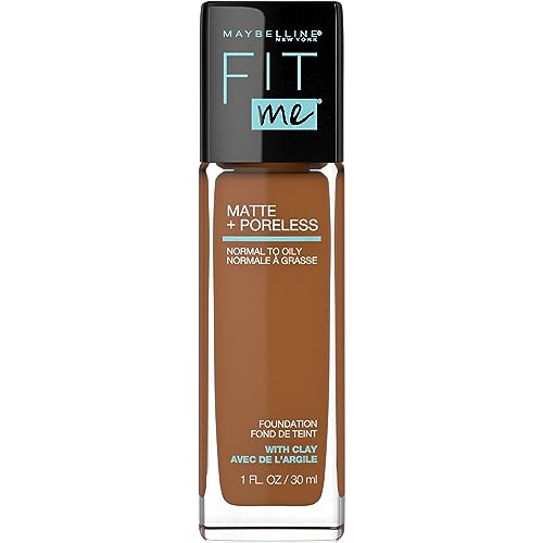 Base líquida mate y sin aceite Maybelline Fit Me Poreless, tono Mocha, 1 unidad (el empaque puede variar) - imagen 2