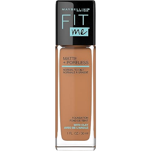 Base líquida mate y sin aceite Maybelline Fit Me Poreless, tono Classic Tan, 1 unidad (el empaque puede variar) - imagen 1