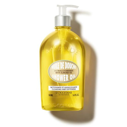 Aceite de Ducha Limpiador y Suavizante de Almendra L'OCCITANE, 16.90 fl oz - imagen 3
