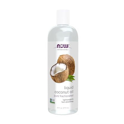 NOW Foods Soluciones, Aceite de Coco Líquido, Ligero y Nutritivo, Promueve Piel y Cabello Saludables, 16 Onzas - imagen 4