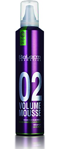 SALERM Pro Line Mousse Voluminizadora - 405 ml - Para Cabello Fino - Con Ácido Hialurónico - Mejora Hidratación y Elasticidad - Preserva Color - imagen 2