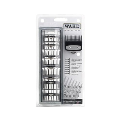 Guías de Corte Wahl Professional Premium, #1-#8, con Organizador, Ajuste Seguro, Clips de Metal Duraderos - imagen 1