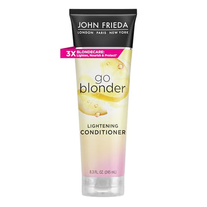 Acondicionador John Frieda Go Blonder, Aclara Gradualmente el Cabello Rubio, Para Cabello Natural o Tratado, Con Cítricos y Manzanilla, Sin - imagen 3
