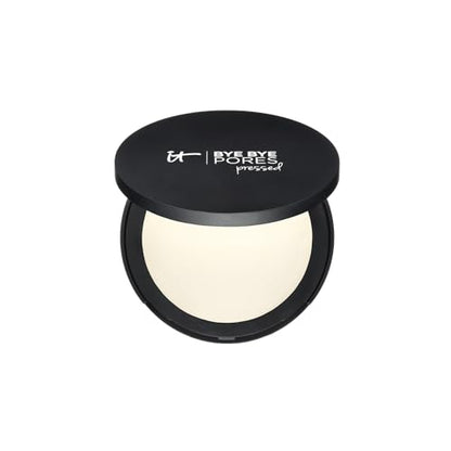 Polvo de Acabado Presionado IT Cosmetics Bye Bye Pores - Tono Universal Translúcido - Con Péptidos Antienvejecimiento, Colágeno Hidrolizado y - imagen 1