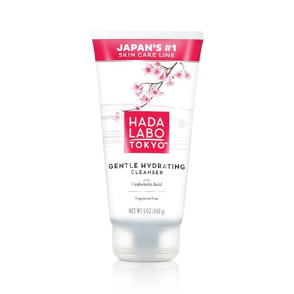 Limpiador Facial Espumoso Hidratante Suave Hada Labo Tokyo, Sin Fragancia, Para Piel Sensible, Con Ácido Hialurónico, 5.0 Oz - imagen 1