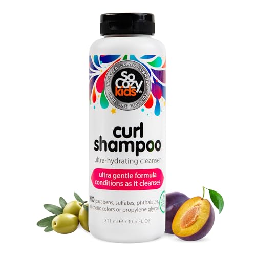 Champú SoCozy Curl para Niños | Limpiador Ultra Hidratante | Sin Parabenos, Sulfatos, Colores o Tintes Sintéticos, Sweet-Crème, 10.5 Fl Oz - imagen 1