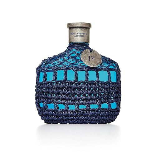 Colonia John Varvatos para Hombre, Artisan Blu Eau de Toilette Spray, Fragancia Fougere Acuática con Notas de Albahaca, Pino y Geranio, 4.2 fl. oz - imagen 3