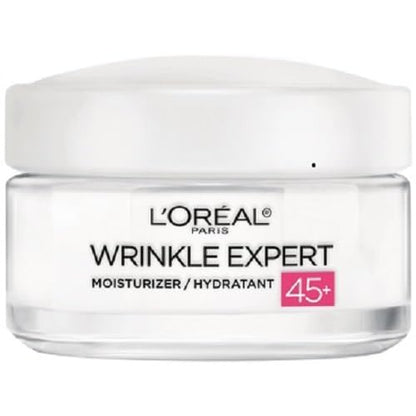 L'Oreal Paris Wrinkle Expert 45+ Hidratante Facial Antienvejecimiento con Retino-Péptido, No Graso, Apto para Piel Sensible, 1.7 fl. oz. - imagen 1