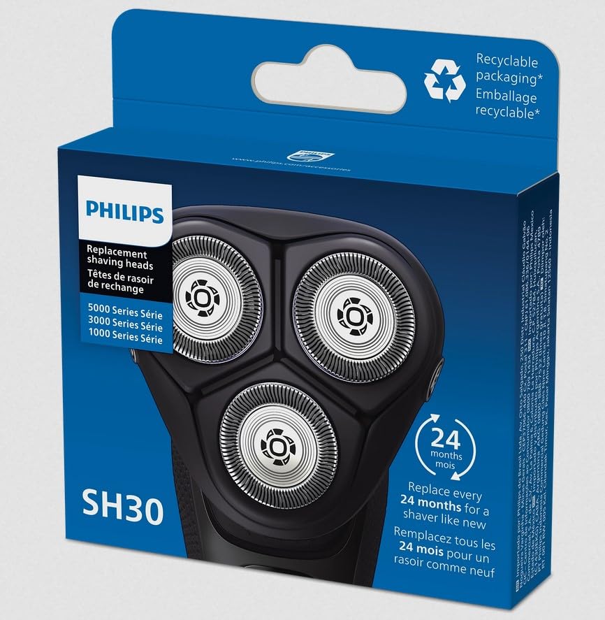 Cuchillas de Repuesto Philips SH30 para Afeitadoras Eléctricas Serie 3000 - imagen 4