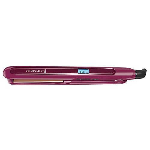 Remington S7740 Triple Infusion, Less Frizz, More Shine, 1-Inch Hair Straightening Flat Iron, Burgundy Hair Straightener - imagen 3