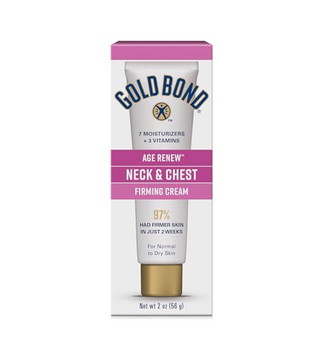 Crema reafirmante para cuello y pecho Gold Bond Age Renew, 2 Oz, hidrata y mejora visiblemente la firmeza, textura y elasticidad de la piel - imagen 2