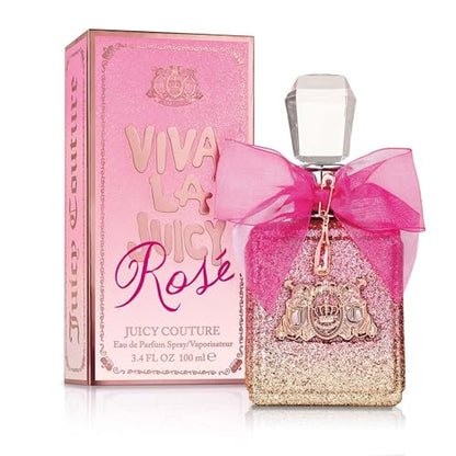 Juicy Couture Viva La Juicy Rosé Eau De Parfum, Perfume de Mujer con Notas de Pera, Rosa y Ambrox - Floral y Frutal, Spray EDP, 3.4 fl oz - imagen 4
