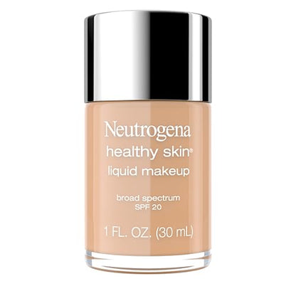 Base líquida Neutrogena Healthy Skin con protector solar de amplio espectro SPF 20, cobertura media, Pro-Vitamina B5, Cocoa 115, 1 fl. oz, 2 piezas - imagen 4
