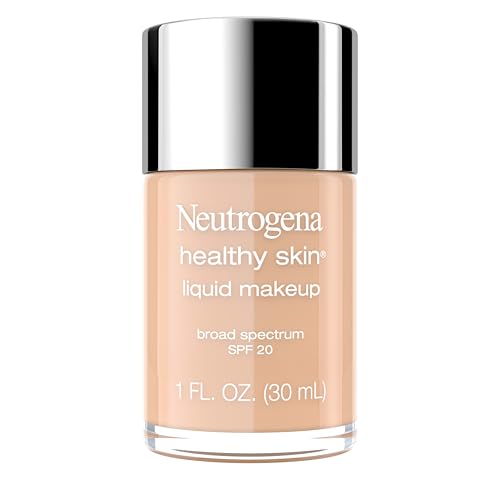 Base de Maquillaje Líquida Neutrogena Healthy Skin con Protector Solar de Amplio Espectro SPF 20, Cobertura Media, Ligera, Caramelo 105, 1 fl. oz - imagen 2