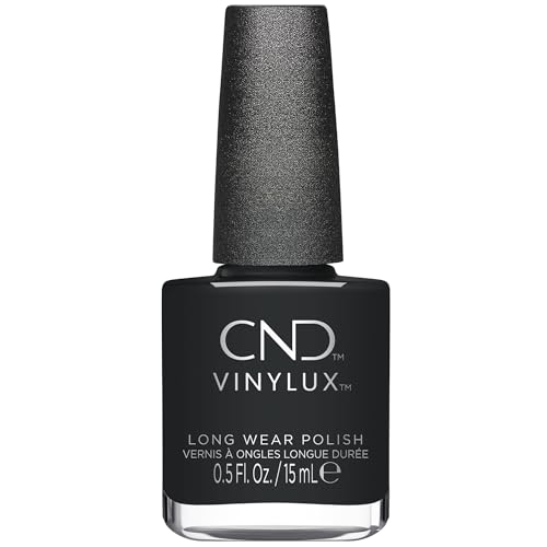 CND Vinylux Esmalte de Uñas de Larga Duración Color Negro, Brillo Gel y Resistente a Astillas, Asfalto, 0.5 fl. oz - imagen 3