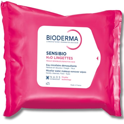 Toallitas Desmaquillantes Bioderma Sensibio H2O, Limpieza y Remoción de Maquillaje, Suavizantes para Piel Sensible, 25 Toallitas - imagen 3