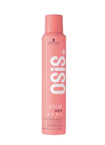 OSiS+ Grip Mousse de Fijación Extrema – Control Extra Fuerte y Volumen con Definición Duradera y Brillo Natural – Fórmula Vegana Voluminizadora con - imagen 2