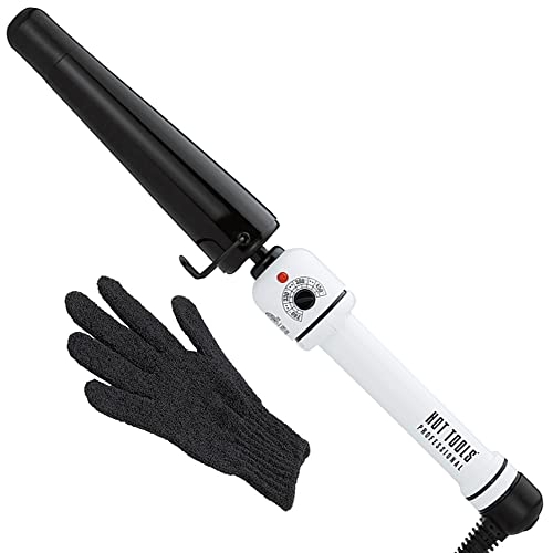 Plancha de Rizar Tapered de Cerámica Nano Hot Tools Profesional, 1 a 1.5 Pulgadas - imagen 1