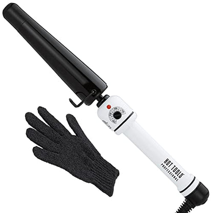 Plancha de Rizar Tapered de Cerámica Nano Hot Tools Profesional, 1 a 1.5 Pulgadas - imagen 2