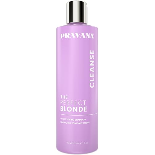 Shampoo Tono Púrpura Pravana The Perfect Blonde | Neutraliza Tonos Amarillos y Anaranjados | Para Cabello Tratado con Color | 11 Fl Oz - imagen 3