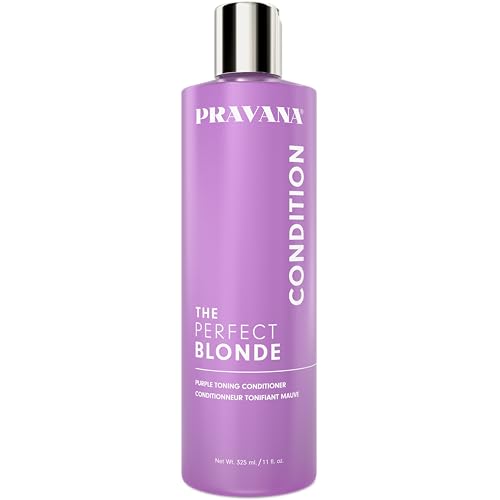 Acondicionador Morado Toning Pravana The Perfect Blonde | Neutraliza Tonos Amarillos y Naranjas | Para Cabello Tratado con Color | 11 Fl Oz - imagen 4