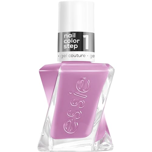 esmalte de uñas essie Gel Couture 2 pasos de larga duración, Dress Call, esmalte morado, 0.46 fl. oz. - imagen 1
