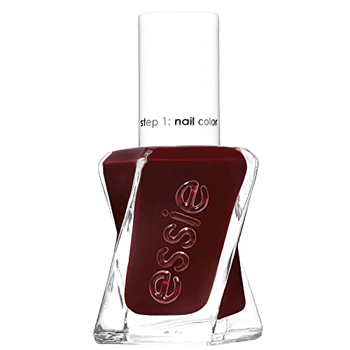 Esmalte de Uñas Gel Couture Essie de Larga Duración, 8-Free Vegano, Rojo Profundo, Spiked With Style, 0.46 fl oz - imagen 2