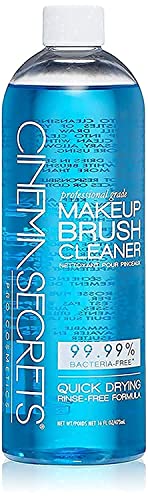 Cinema Secrets Limpiador de Pinceles de Maquillaje Original Blue Vanilla - Solución Profesional, Secado Rápido y Sin Enjuague - Elimina Maquillaje - imagen 1