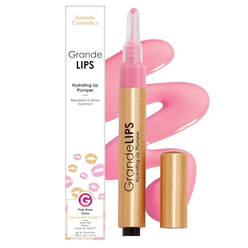 Grande Cosmetics GrandeLIPS Hidratante Voluminizador de Labios - Para Labios Más Llenos e Hidratados - Rosa Pálido (0.08 fl oz) - imagen 1