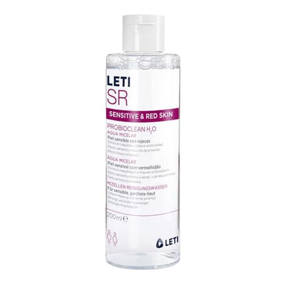 LETI SR ProbioClean H2O Agua Micelar - Limpieza ultrasuave y profunda para piel sensible o enrojecida, 200 ml - imagen 2
