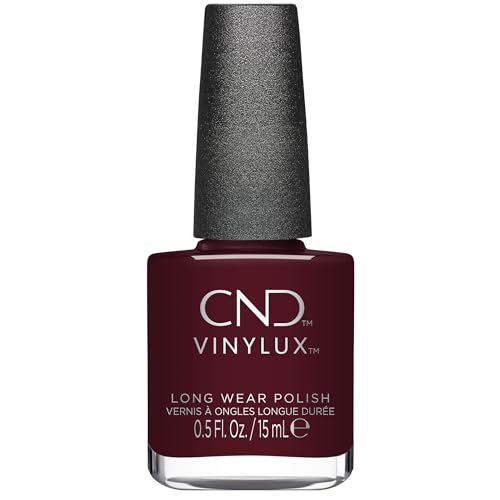 CND Vinylux Esmalte de Uñas de Larga Duración Rojo, Brillo Gel y Resistente a Astillas, Oxblood, 0.5 fl. oz - imagen 1