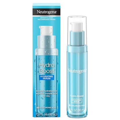 Suero Hidratante Neutrogena Hydro Boost con Ácido Hialurónico para Rostro y Cuello, Hidratante Facial de Rápida Absorción, 1 fl. oz, Libre de Aceites - imagen 1