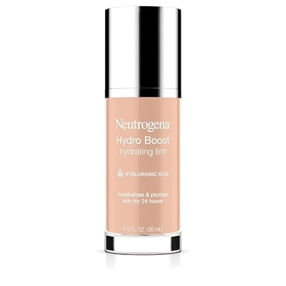 Neutrogena Hydro Boost Tinte Hidratante con Ácido Hialurónico, Fórmula Gel Ligero, Base de Maquillaje Hidratante, Sin Aceite, 20 Marfil Natural, 1.0 - imagen 4