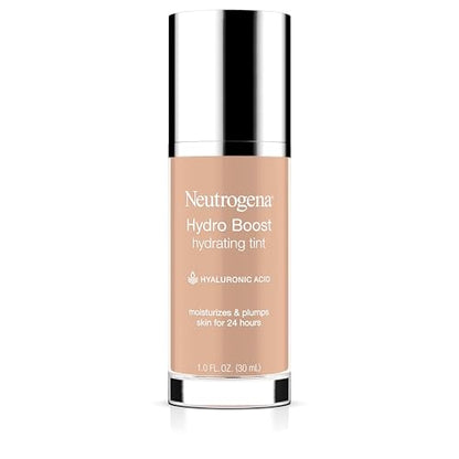 Neutrogena Hydro Boost Base Hidratante con Ácido Hialurónico para Piel Seca, Gel Ligero Sin Aceite, No Comedogénico, Color 30 Buff, 1.0 fl. oz - imagen 4