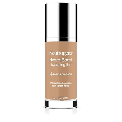 Base de Maquillaje Hidratante Neutrogena Hydro Boost para Piel Seca con Ácido Hialurónico, Gel de Agua Ligero y Libre de Aceite, No Comedogénico, 60 - imagen 3