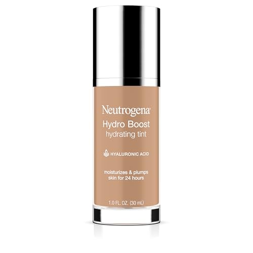 Base de Maquillaje Hidratante Neutrogena Hydro Boost para Piel Seca, con Ácido Hialurónico, Gel de Agua Ligero, No Comedogénico, Color 40 Nude, 1.0 - imagen 2