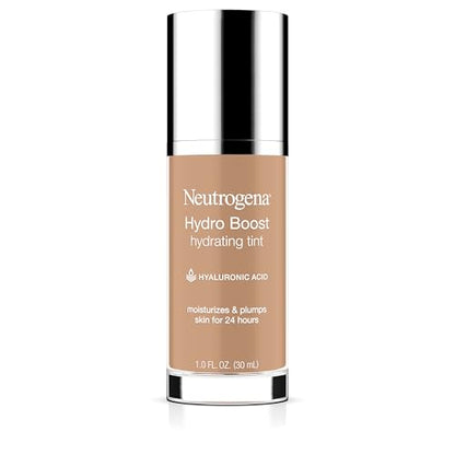 Base de Maquillaje Hidratante Neutrogena Hydro Boost para Piel Seca, con Ácido Hialurónico, Gel de Agua Ligero, No Comedogénico, Color 40 Nude, 1.0 - imagen 4