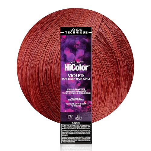 Coloración Permanente L'Oréal Technique HiColor Violet & Blacks - Complejo Ceramida Anti-Ruptura, Multi-Lift, Sin Brassiness, Para Bases Oscuras, - imagen 1