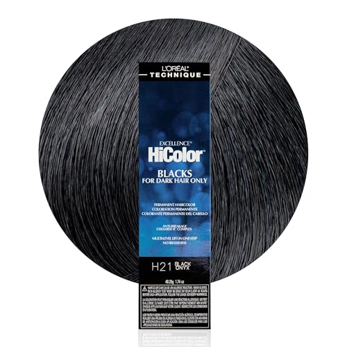 Coloración Permanente L'Oréal Technique HiColor Violet & Blacks - Complejo Ceramida R Antirrotura, Multi-Lift, Sin Brassiness, Para Bases Oscuras, - imagen 1