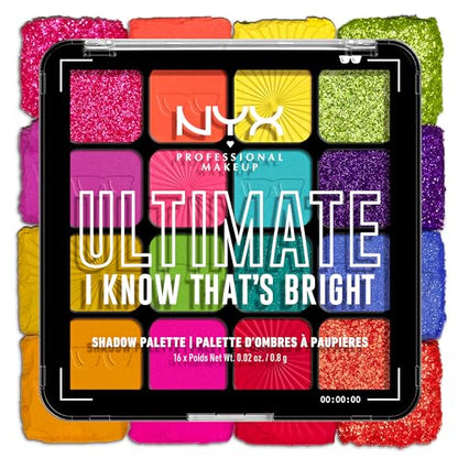 Paleta de Sombras NYX PROFESSIONAL MAKEUP Ultimate, Paleta de Sombras para Ojos - Colores Brillantes - imagen 3