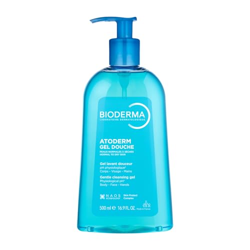 Bioderma - Atoderm - Gel de Ducha Hidratante - Jabón para Cuerpo y Cara - para Familia con Piel Sensible Normal a Seca - imagen 1
