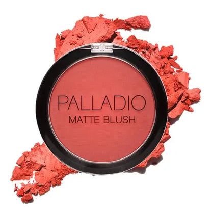 Rubor Mate Palladio, Aplicación Suave en Mejillas, Acabado Mate Uniforme, Cobertura Aterciopelada, Difuminado Sin Esfuerzo, Compacto Conveniente, - imagen 3