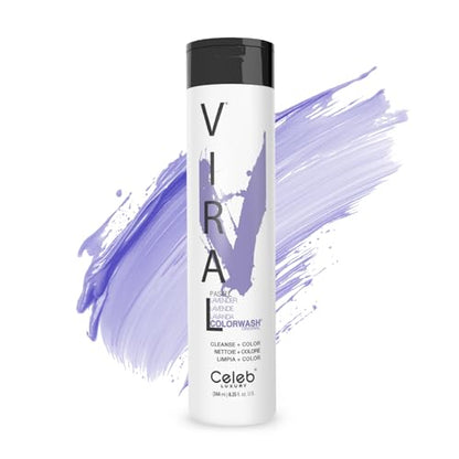 Celeb Luxury Viral Colorwash, Champú Deposito de Color Semipermanente Profesional, Lavanda Pastel, 8.25 Fl Oz (Paquete de 1) - imagen 1