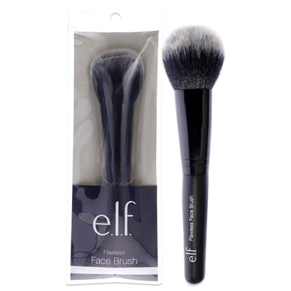 Brocha Facial e.l.f. Flawless, Brocha de Maquillaje Sintética para Contorno y Definición, Ideal para Polvo, Rubor y Bronceador, Vegana y Libre de - imagen 4