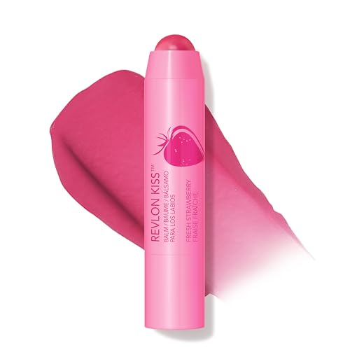 Bálsamo Labial Tinte Revlon Kiss con SPF 20, Hidratante, Saborizado, Infundido con Aceites Naturales de Frutas, 025 Fresa Fresca, 0.09 oz - imagen 2