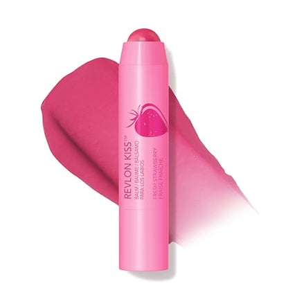 Bálsamo Labial Tinte Revlon Kiss con SPF 20, Hidratante, Saborizado, Infundido con Aceites Naturales de Frutas, 025 Fresa Fresca, 0.09 oz - imagen 2